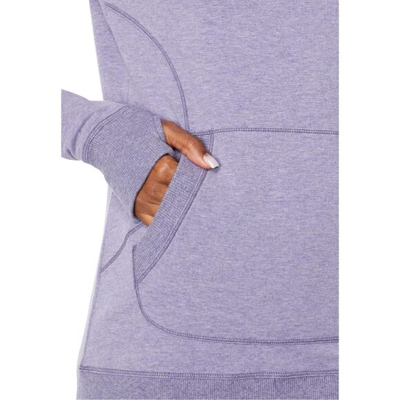 L.L.Bean Women’s Cozy Pullover   Sweatshirt‎ Heather Purple Small - Picture 7 of 7